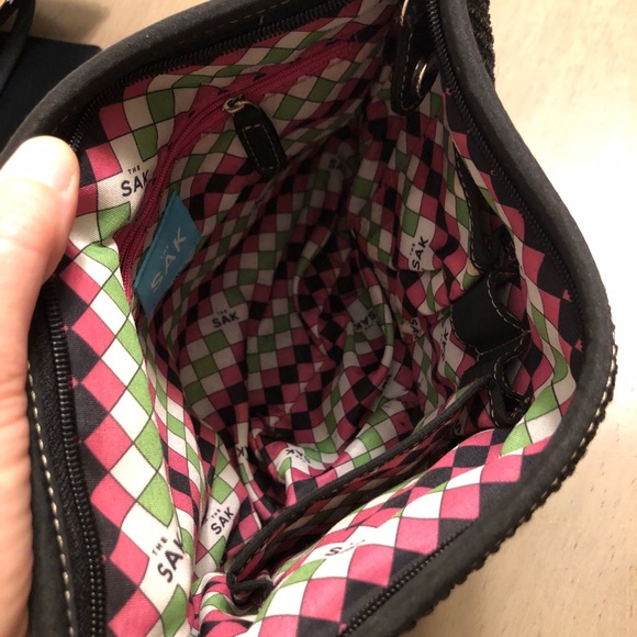 The Sak Black Knit Shoulder Bag - Picture 5 of 13